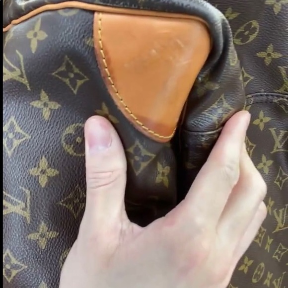 Authentic Vintage Louis Vuitton Monogram Sirius 70 Soft Suitcase - Picture 6 of 8